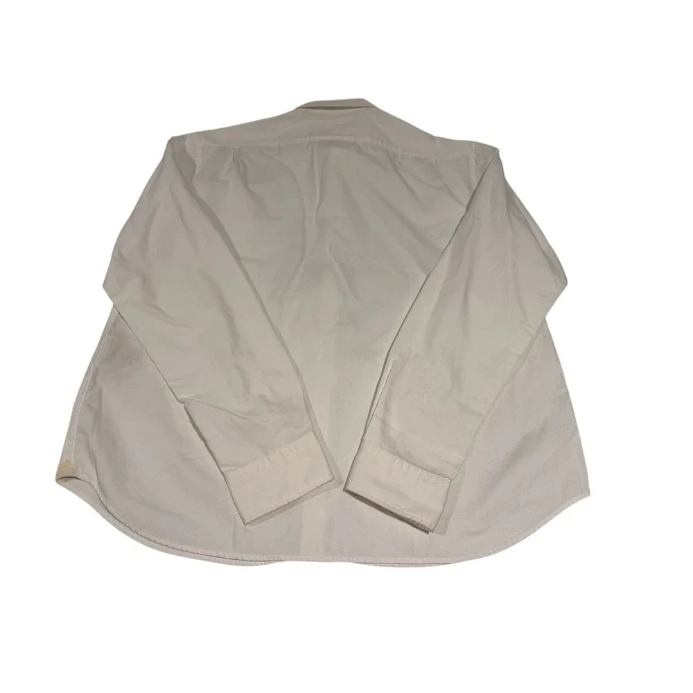 Levi's Made & Crafted White Button‎ Down Shirt made in Turkey Men's Sz XL Cotton